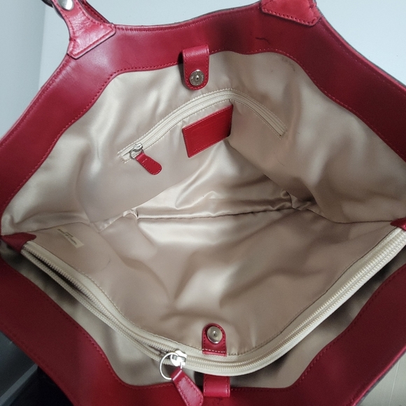 Coach Leather Handmade Tote Shouder Handbag #Z23984. - Picture 9 of 16